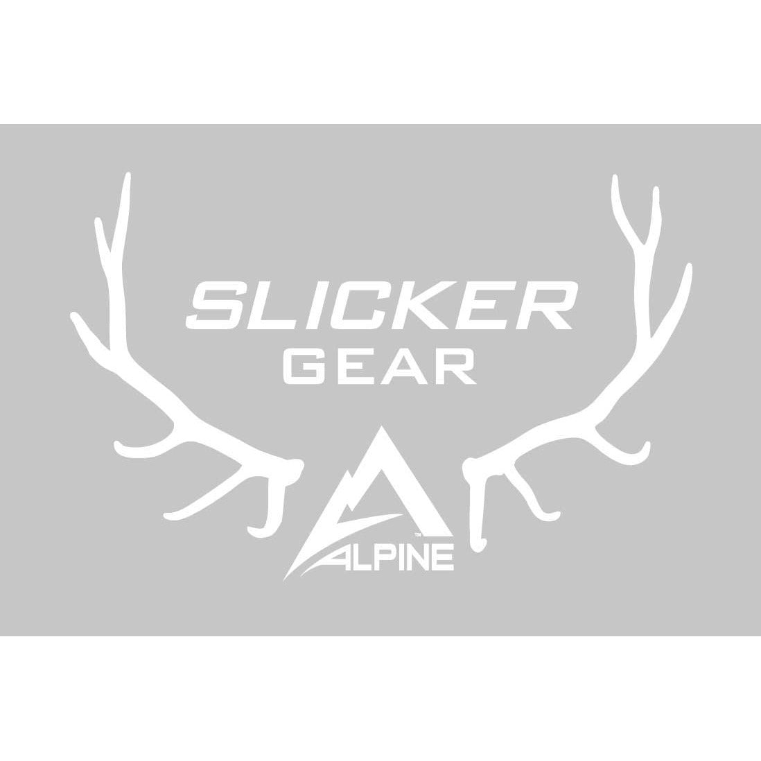 Alpine Window Decals : Slicker Antlers or Stripee Fish
