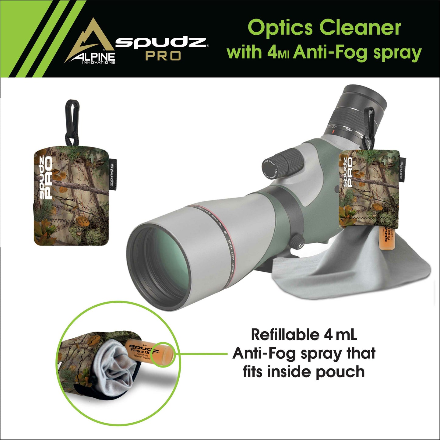 spudz pro optics cleaner