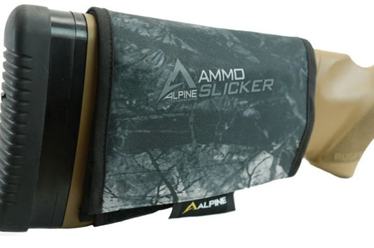 The Ammo Slicker, used to keep ammunition dry and safe, showcasing a sleek and modern aesthetic.