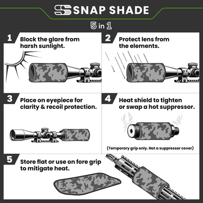 SnapShade™ Scope Hood Glare & Rain Blocker - RMEF Exclusive Deal!