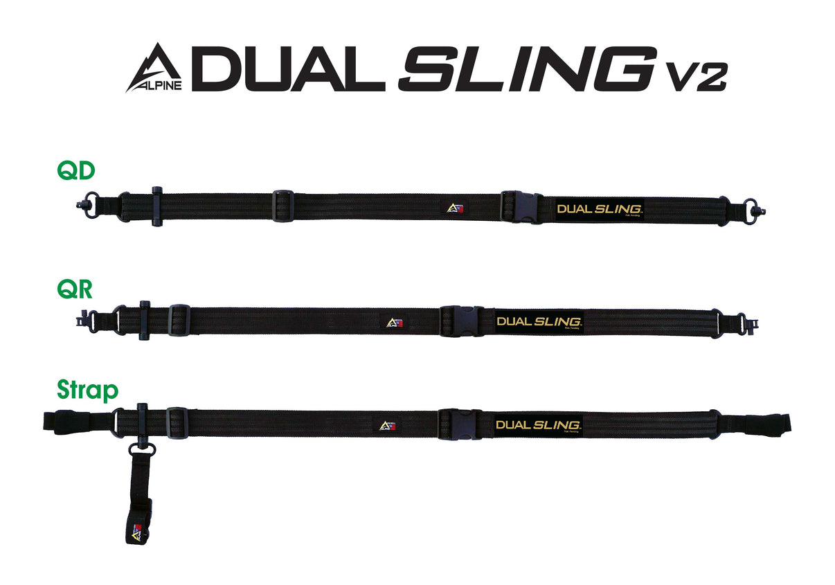 Alpine Dual Sling V2 | Double Shoulder Rifle Sling for Hunters – Alpine ...