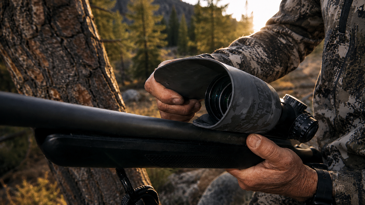 SnapShade™ Rifle Scope Sun Shade & Glare Blocker – Alpine Products SnapShade™ Rifle Scope Sun Shade & Glare Blocker – Alpine Products