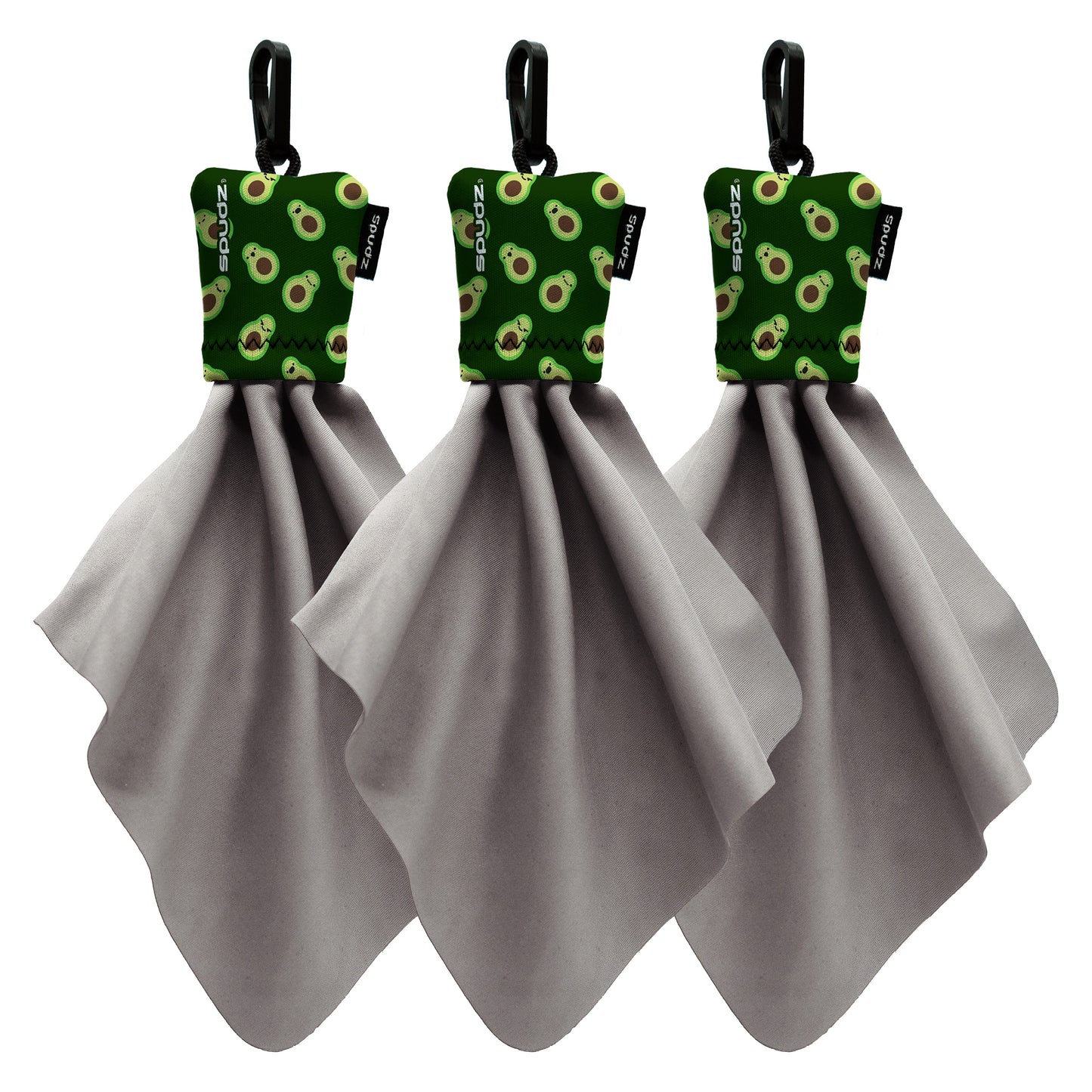 Spudz Microfiber Lens Cloth 3 Pack