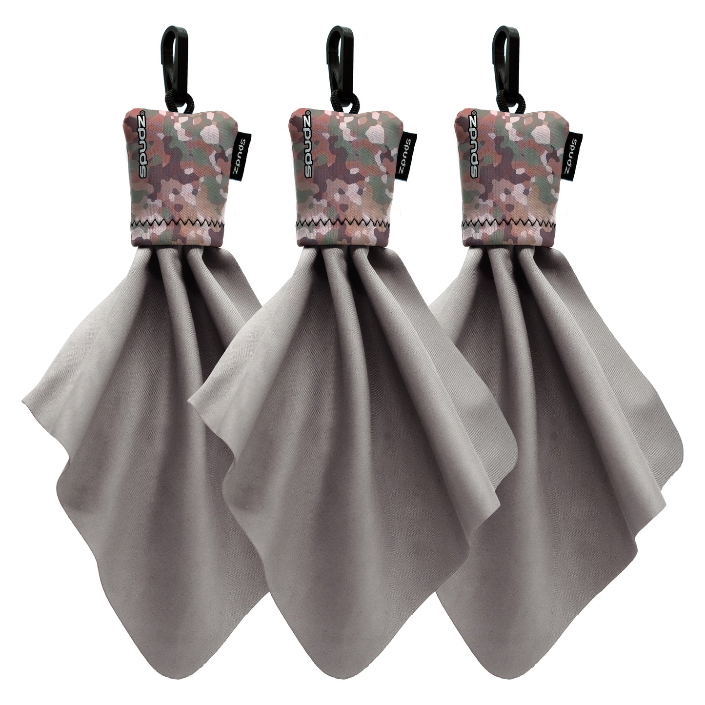 Spudz Microfiber Lens Cloth 3 Pack
