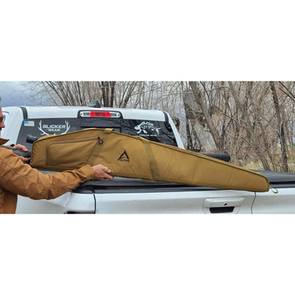 Alpine Protective Rifle Case being put in truck