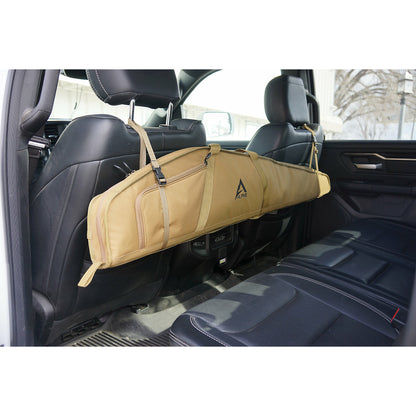 Alpine Protective Rifle Case secured inside truck 