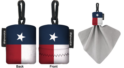 Spudz Microfiber Lens Cloth - Ultra Texas Flag