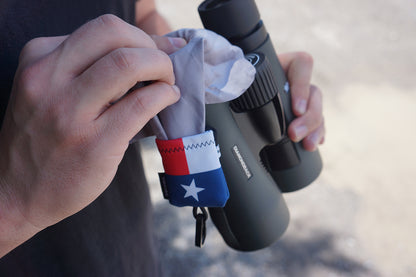 Spudz Microfiber Lens Cloth - Ultra Texas Flag